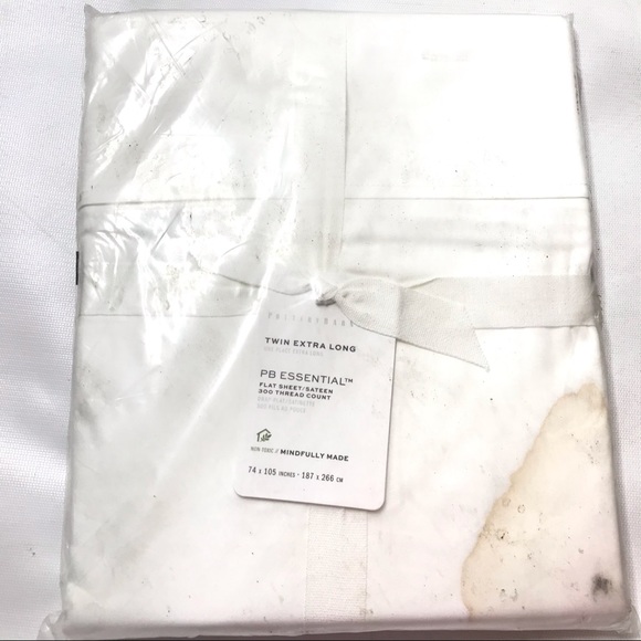 Pottery Barn Bedding Pottery Barn Pb Essential Flat Sateen Sheet